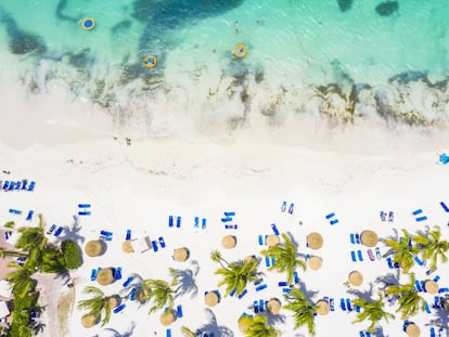 Playa en Antigua y Barbuda.