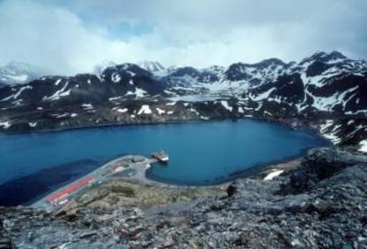 Base científica Rey Eduardo, en las islas Georgia del Sur