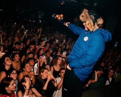 Rusowsky durante un concierto en Valencia.