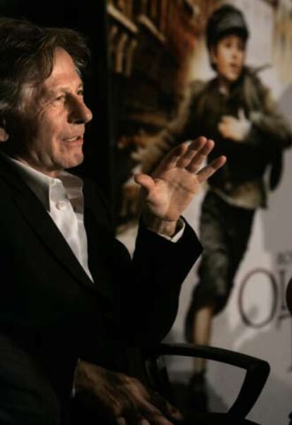 Roman Polanski, durante la presentación en Roma de <i>Oliver Twist</i>.