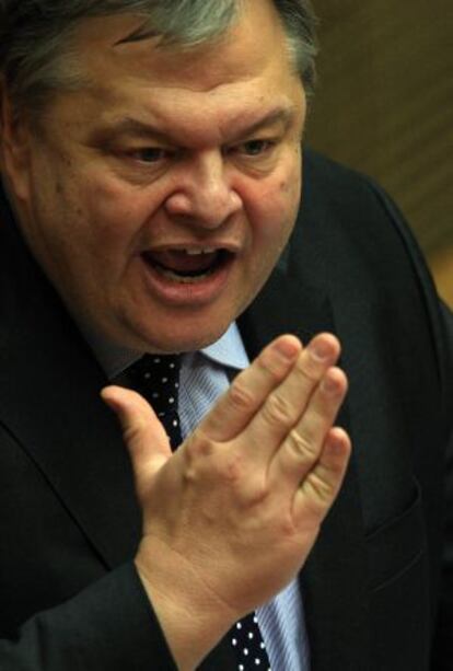 El ministro de Finanzas griego, Evangelos Venizelos.