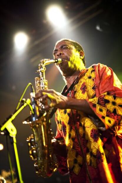 El músico Femi Kuti.