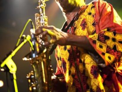 El músico Femi Kuti.