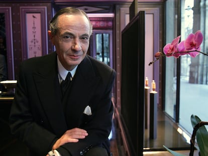 El creador de perfumes Serge Lutens en París en 2007, en una de las escasas imágenes que existen de él.