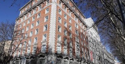 Edificio de el Tesoro Publico, en Madrid.