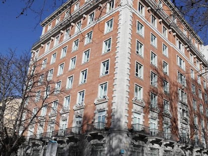 Edificio de el Tesoro Publico, en Madrid.