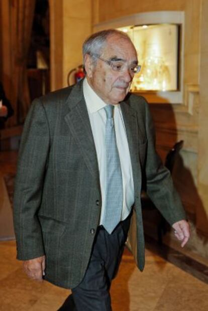 L'exministre Rodolfo Martín Villa la setmana passada a Madrid.
