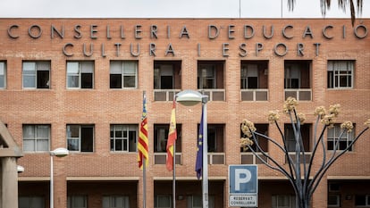 La sede de la Consejería de Educación de la Generalitat Valenciana.