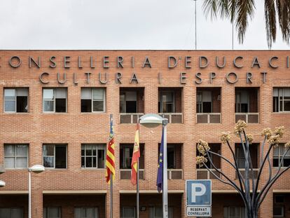 La sede de la Consejería de Educación de la Generalitat Valenciana.