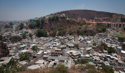 Colonia El Hoyo en la delegaci&oacute;n de Iztapalapa (Ciudad de M&eacute;xico).