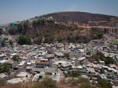 Colonia El Hoyo en la delegaci&oacute;n de Iztapalapa (Ciudad de M&eacute;xico).