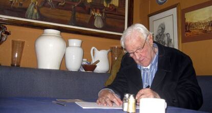 Eduan Naudé, fundador y dueño del Gramadoelas, en su restaurante.