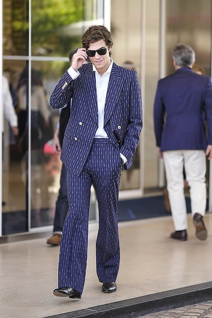 El actor Lorenzo Zurzolo en Cannes.
