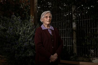 Pilar Gil, residente en el centro de mayores Sant Miquel, en Viladecavalls (Barcelona). 