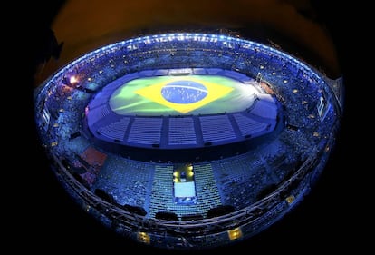 Vista general del estadio de Maracaná. 