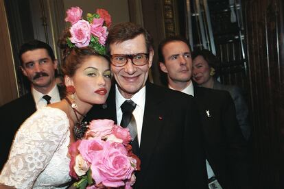 Laetitia Casta fue musa de Yves Saint Laurent.