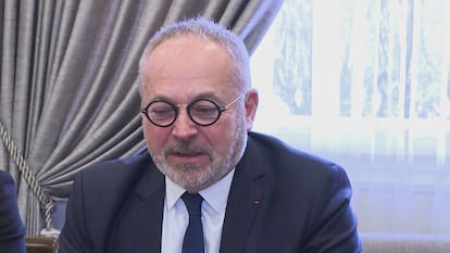 Joël Guerriau, en febrero de 2020 en Beirut (Líbano).