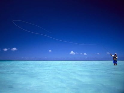 La pesca es uno de los atractivos para el turista en la isla de Christmas, perteneciente a la Rep&uacute;blica de Kiribati.