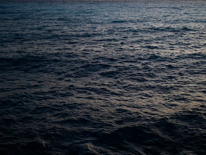 Imagen del mar en Niza, Francia, en febrero.