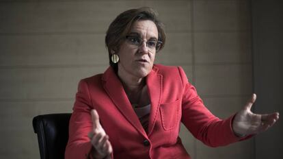 Purificación Causapié, portavoz socialista en el Ayuntamiento de Madrid.