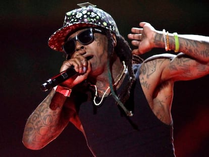 Lil Wayne, en un concierto hace dos a&ntilde;os en Las Vegas.