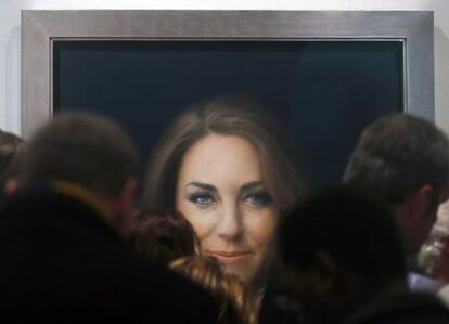 El retrato oficial de Kate Middleton.