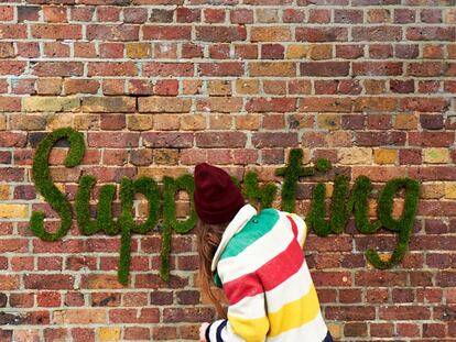 ‘Green graffiti’, o cómo crear arte a partir de una receta