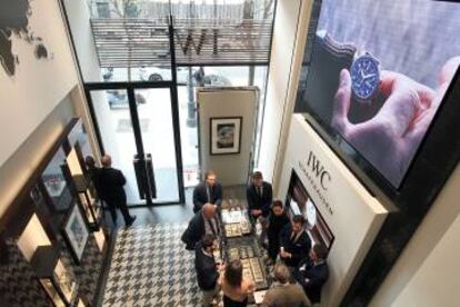 Vista de la tienda IWC en Madrid.