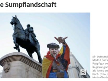 Captura de pantalla del diario alem&aacute;n &#039;S&uuml;ddeutsche&#039;.