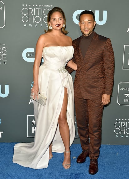 Chrissy Teigen y John Legend.