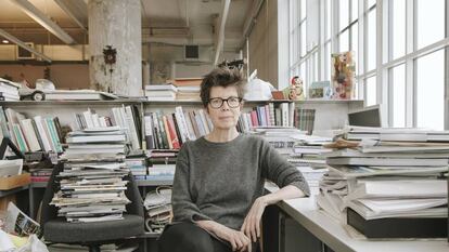 Elizabeth Diller en su estudio de Manhattan.