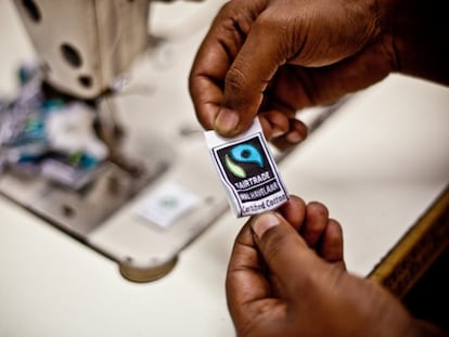 <span >El sello Fairtrade certifica que se cumplen los criterios del comercio justo. Fotografía: Pablo Tosco / Intermón Oxfam</span>