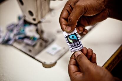 <span >El sello Fairtrade certifica que se cumplen los criterios del comercio justo. Fotografía: Pablo Tosco / Intermón Oxfam</span>