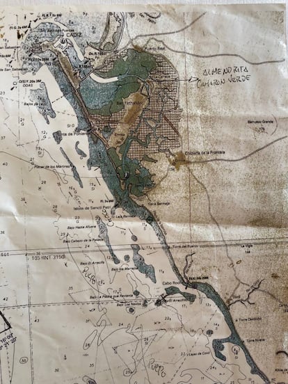 MAPA DEL LITORAL GADITANO / CAPEL