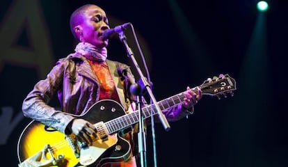 La cantante maliense Rokia Traore, en Cáceres.
