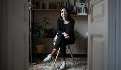 La directora de cinema Cordelia Alegre, dijous a casa seva, a Barcelona.