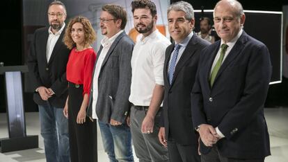 Els candidats, al debat de TV3.