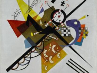 'Sobre blanco, II', 1923. Vasili Kandinsky.