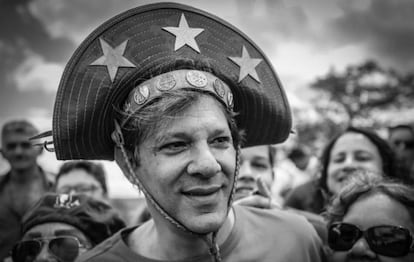 Haddad em Garanhuns, em foto divulgada pela campanha no Facebook.