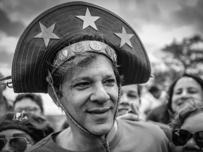 Haddad em Garanhuns, em foto divulgada pela campanha no Facebook.