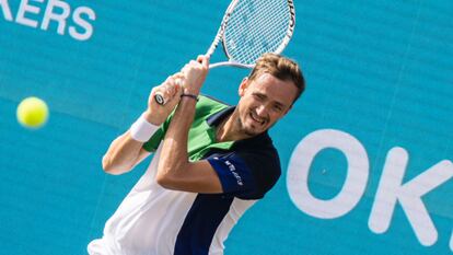 El tenista ruso Daniil Medvedev, durante un torneo en Mallorca (España), en junio de 2022.