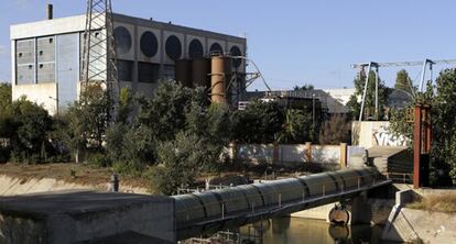 Sede de Emarsa, la depuradora de Valencia saqueada.