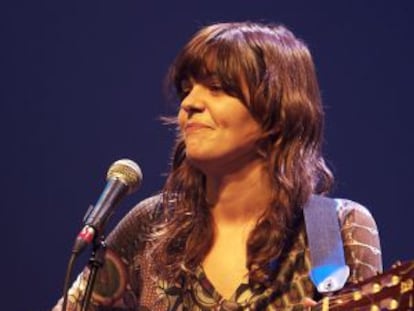 La cantautora Clara Andrés.
