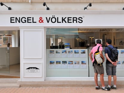 Agencia de Engel & Völkers en Port d'Andratx, en Mallorca.