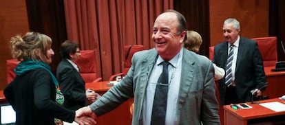 Josep Abell&oacute;, ayer en la Comisi&oacute;n de Sanidad del Parlament.