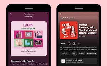 Nuevos formatos de publicidad en Spotify.