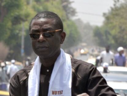  Youssou N&#039;dour, en Ziguinchor el pasado 25 de marzo.