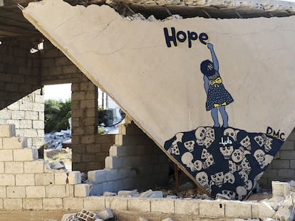 Un ‘banksy’ de Damasco