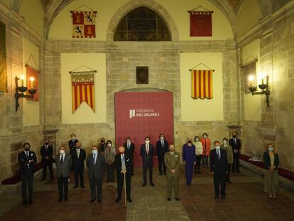 Los jurados de esta edición de los premios Rei Jaume I, que han hecho pública este lunes una declaración institucional sobre la covid.