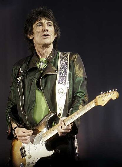 El músico Ron Wood.